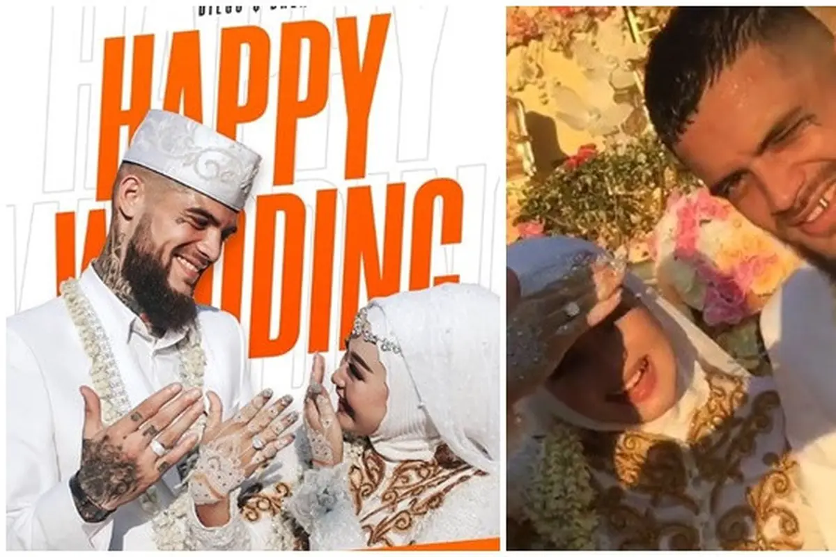 Sah Jadi Istri, Ini Momen Pernikahan Diego Michiels dan Dhea Ananda
