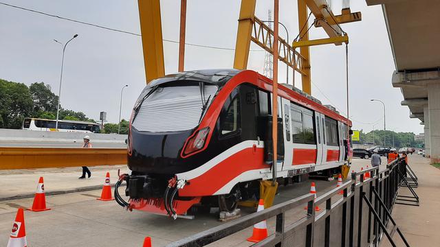 Uji coba LRT Jabodebek