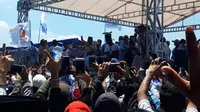 Calon presiden nomor urut 02, Prabowo Subianto menggelar kampanye terbuka di Karawang, Jawa Barat, Jumat (29/3/2019). (Foto: Liputan6.com/Istimewa)