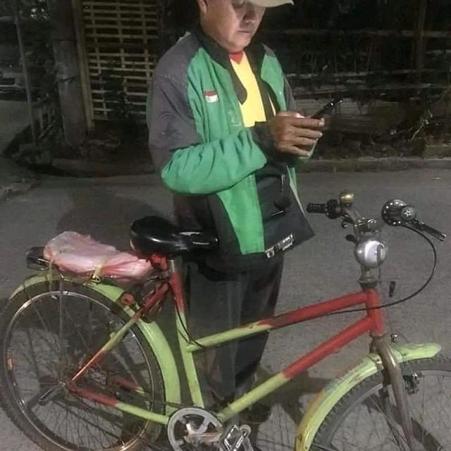 Kumpulan Potret Driver Ojol Gunakan Kendaraan Unik Selain Sepeda Motor (ist)