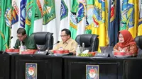 Menteri Dalam Negeri (Mendagri) Muhammad Tito Karnavian dalam Rapat Koordinasi Pengendalian Inflasi Daerah di Gedung Sasana Bhakti Praja (SBP) Kantor Kementerian Dalam Negeri, Jakarta, Senin (6/3/2023). (Ist)