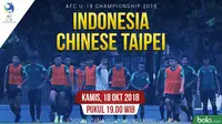 AFC U-19 Indonesia U-19 Vs Chinese Taipei U-19_3 (Bola.com/ Foto: Helmi Fithriansyah/ Grafis: Adreanus Titus)