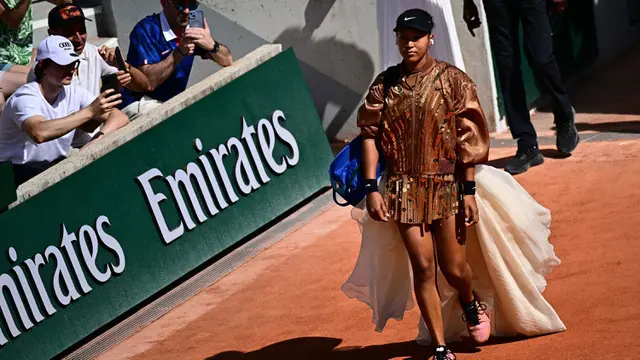 Kenakan Gaun Berkilau, Naomi Osaka Curi Perhatian di Prancis Terbuka 2026