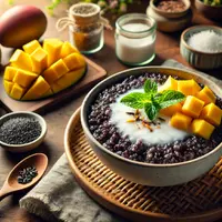 Nikmati Manisnya Bubur Ketan Hitam Sehat dengan Resep Sederhana Ini! | copyright ChatGPT/AI
