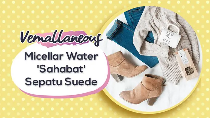 Micellar water suede top