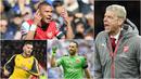 Berikut ini lima pemain yang layak dijual oleh sang pelatih Arsenal, Arsene Wenger untuk perombakan tim Meriam London musim depan. Diantaranya, ada Kieran Gibbs dan David Ospina. (Foto-foto Kolase dari AFP)