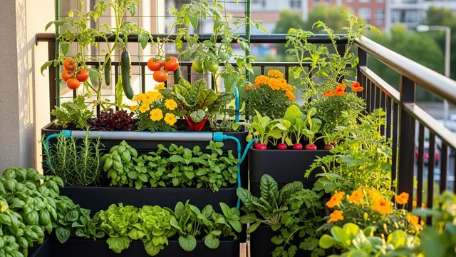 Desain Edible Garden di Lahan Sempit dengan Teknik Tumpang Sari Modern/Gemini AI