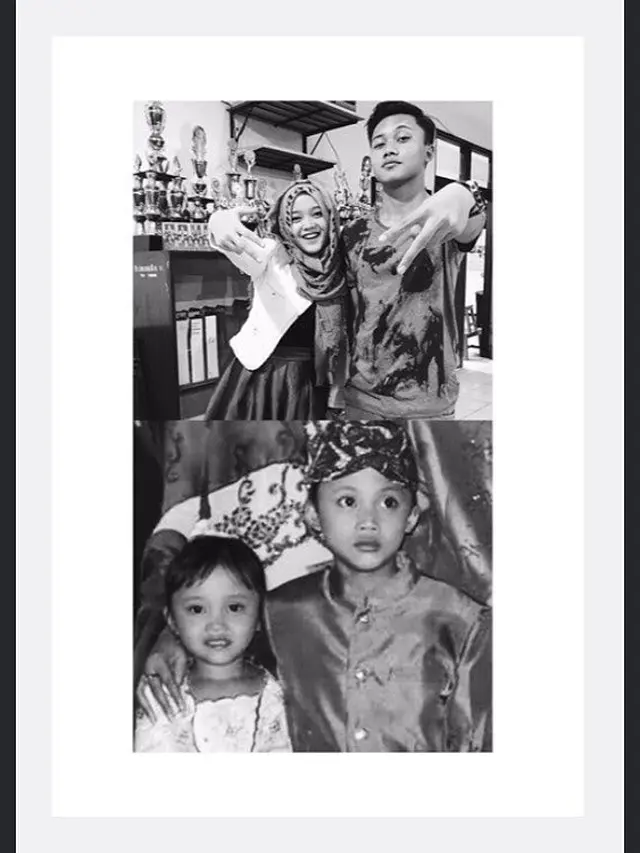 6 Potret Masa Kecil Rizky Febian dan Putri Delina, Bikin Gemas