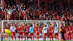 Union Berlin sukses memberi kejutan besar di Liga Jerman musim 2022/2023. (AFP/John Macdougall)
