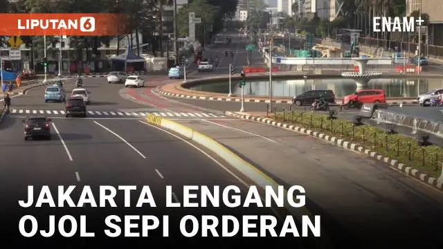 Sejumlah ruas jalan protokol di wilayah DKI Jakarta lengang pada H-3 Hari Raya Lebaran 2024. Kemacetan yang biasa terjadi di beberapa titik pun tak terlihat.
