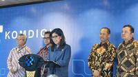 Pemerintah melalui Kementerian Komdigi (Komunikasi Dan Digital) menyatakan telah merestui merger XL Axiata dan Smartfren menjadi XLSmart. (Liputan6.com/ Agustinus Mario Damar)