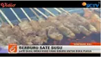 Dengan harga terjangkau tak heran bila sate susu menjadi pilihan warga muslim Bali untuk berbuka puasa.