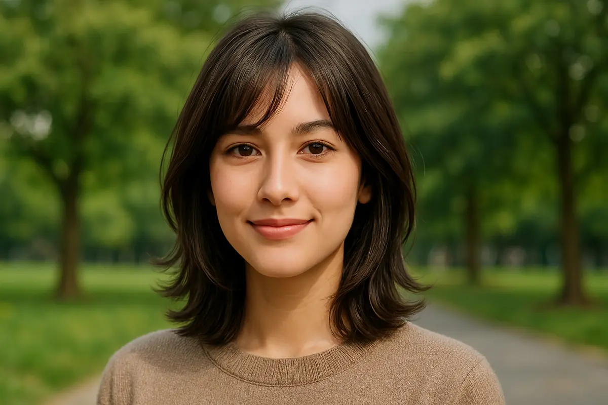 Ilustrasi Model Rambut Layer Sebahu/AI