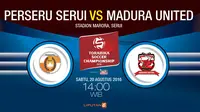 Perseru Serui vs Madura United (Liputan6.com/Abdillah)