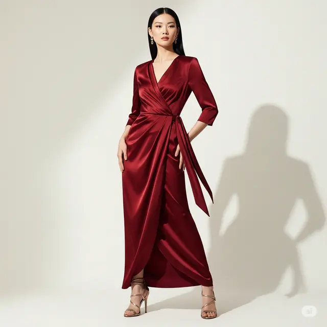 12 Desain Baju Kondangan Satin Modern dan Elegan untuk Tampil Memukau