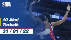 Berita Video 10 aksi keren di NBA hari ini, Senin (31/1/22). Salah satunya slam dunk Cameron Johnson.