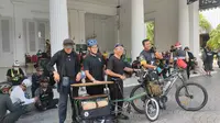 Komunitas sepeda Bike to Work (B2W) bertemu Pj Gubernur DKI Jakarta Heru Budi Hartono di Balai Kota Jakarta. (Liputan6.com/Winda Nelfira)