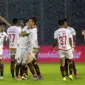 PSM Makassar sukses menyarangkan semua tendangan penalti melalui empat eksekutor, yaitu Hasyim Kipuw, Rasyid Bakri, Abdul Rachman, dan Sutanto Tan. (Foto: Bola.com/Arief Bagus)