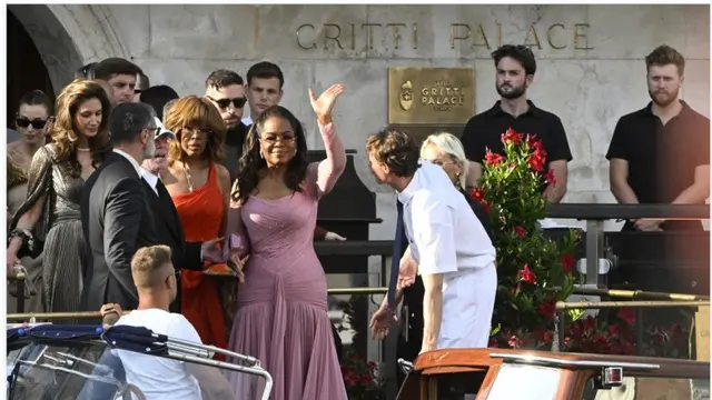 Sederet Selebriti Hadiri Pernikahan Jeff Bezos di Venesia, (ANDREA PATTARO / AFP)