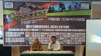 Konferensi Pers IndoFest 2016 yang diadakan di Senayan, Jakarta pada Rabu (30/3/2016)