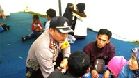 Kepolisian Resor Cilacap, Jawa Tengah, menyiapkan sejumlah rest area di jalur mudik Lebaran 2017. (Liputan6.com/Muhamad Ridlo)