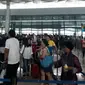 Arus Balik Lebaran di Bandara Soetta. (Liputan6.com/Pramita)