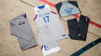 Kostum yang akan dipakai tim Timur pada NBA All Star 2017. (Bola.com/Adidas)