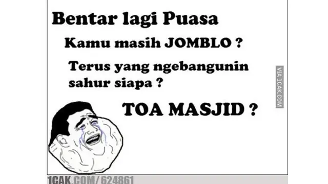 6 Meme Sahur Orang Jomblo Ini Kocak Sekaligus Bikin Geregetan