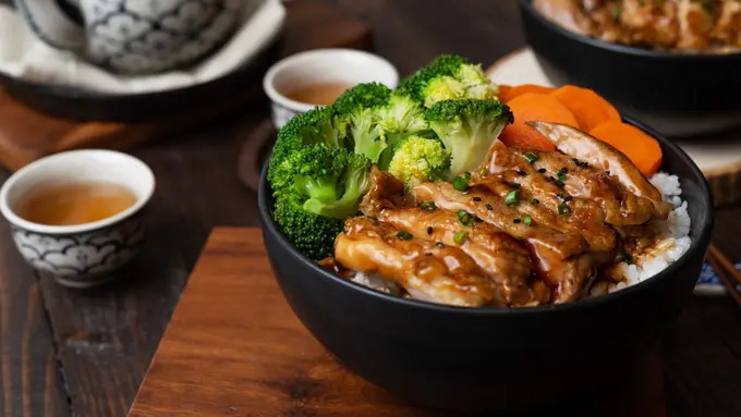 ayam teriyaki sayur