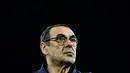 5. Hal tersebut membuat Chelsea berani menawarkan gaji fantastis demi membawa Sarri ke Stamford Bridge. Hasilnya hingga saat ini Chelsea terus mencatatkan raihan positif di premier league. (AFP/Alberto Pizzoli)