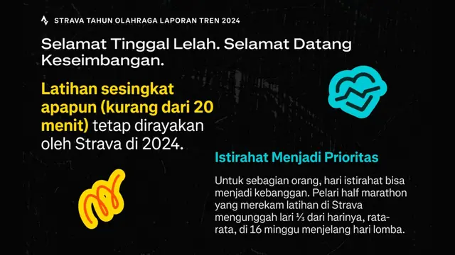Olahraga di Tahun 2024 Bukan Lagi Soal Lelah, Ini Tren Baru yang Menginspirasi! (Foto: Strava/Tahun Olahraga Laporan Tren 2024)