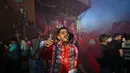 The Reds mengunci gelar juara saat Liga Inggris musim 2024/2025 masih menyisakan empat laga lagi. (Paul ELLIS/AFP)