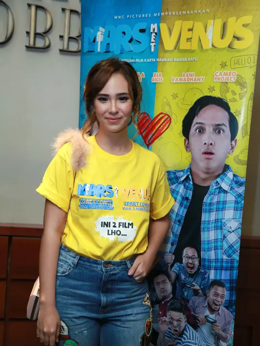 Pamela dan komika, Ge baru pertama kali dipertemukan dalam film yang sama. Sebelumnya, keduanya tidak pernah ketemu sekalipun. Sebagai pemeran, keduanya mengaku tak kesulitan untuk membangun kedekatannya. (Nurwahyunan/Bintang.com)