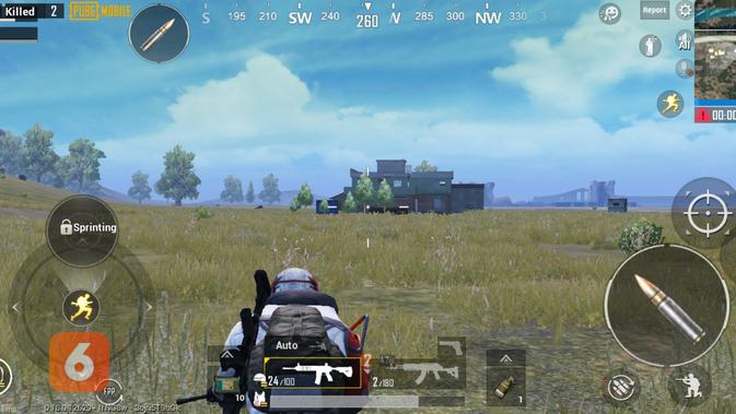 Main PUBG Mobile dengan Oppo Reno3 (Liputan6.com/ Agustin Setyo W)