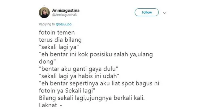 7 Alasan Teman Waktu Minta Ulang Foto Bikin Auto Kesal