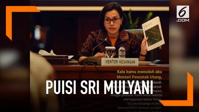 VIDEO: Sri Mulyani Balas Prabowo Lewat Puisi