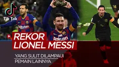 TikTok Bola.com rekor Lionel Messi. (Bola.com/Dody Iryawan)