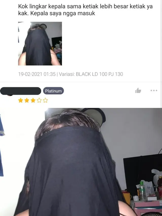 6 Ulasan Pembeli Online Shop saat Beli Baju Kekecilan Ini Kocak
