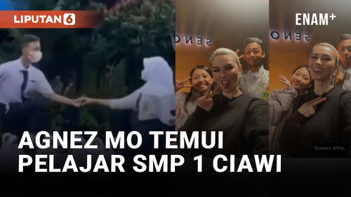 VIDEO: Agnez Mo Akhirnya Ketemu Pelajar Jago Dansa SMP 1 Ciawi