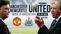Manchester United vs Newcastle United (Liputan6.com/Ari Wicaksono)
