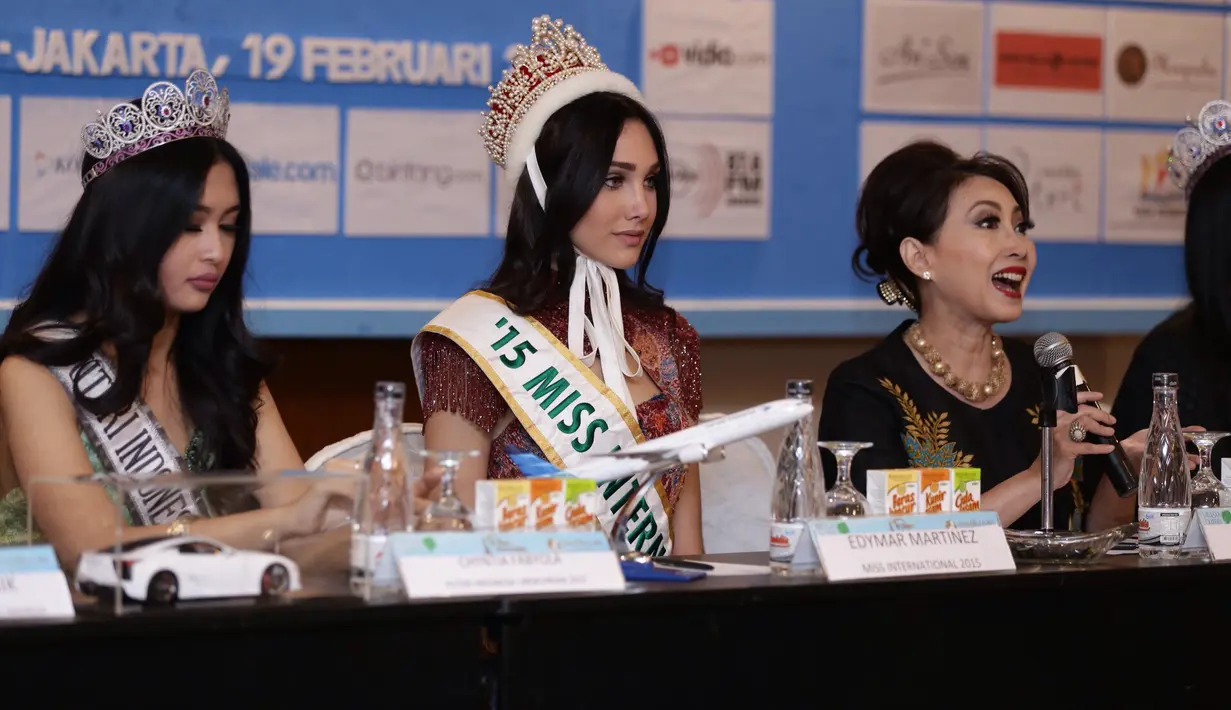 Ketua Dewan Pembina Yayasan Puteri Indonesia, Putri Kusumawardhani mengatakan seharusnya Indonesia bangga karena ajang pageant yang diselenggarakan bisa diakui oleh dunia. (Andy Masela/Bintang.com)
