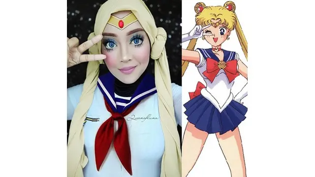 Unik, 7 Makeup Cosplay dengan Hijab Ini Mirip Karakter dalam Film