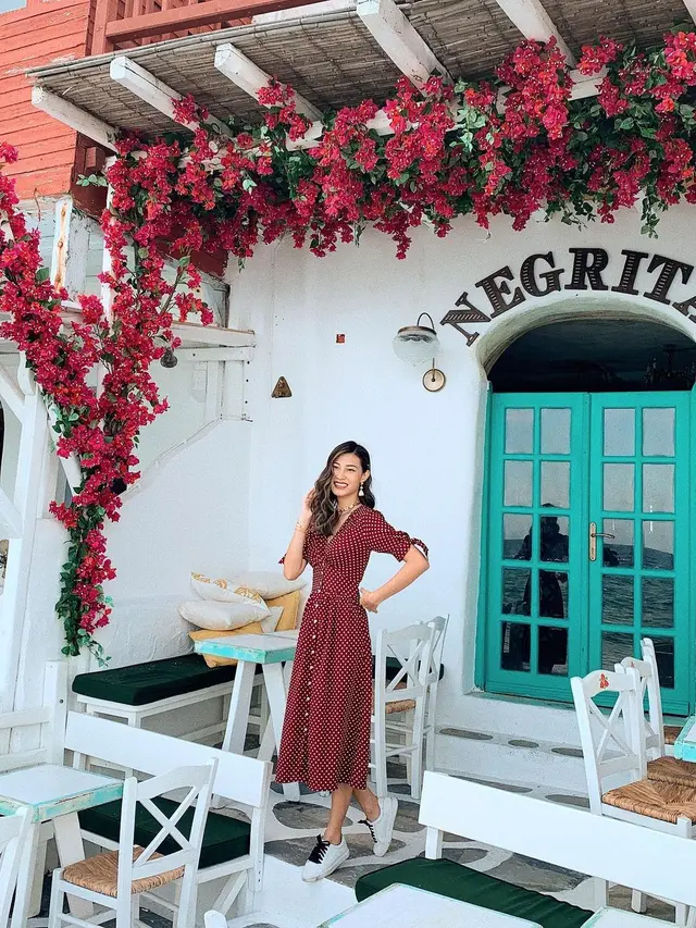 Inspirasi Outfit Patricia Gouw Saat Liburan, Santai Tapi Stylish. (Sumber: Instagram/patriciagouw)