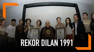 Film Dilan 1991 berhasil memecahkan dua rekor MURI sekaligus. Apa sajakah rekor tersebut?