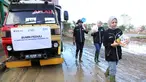 Relawan BRI Peduli terjun langsung ke lokasi bencana di Kabupaten Aceh Tamiang untuk menyalurkan bantuan kepada masyarakat terdampak banjir bandang dan longsor. Foto: BRI