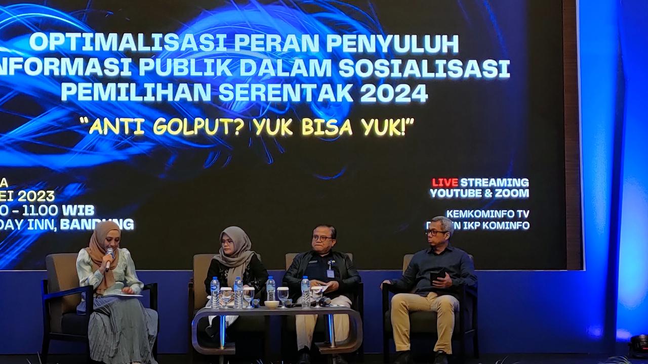 Dialog Pemilu Serentak 2024 Bersama Kominfo, KPU dan Bawaslu: Anti Golput Yuk Bisa Yuk!