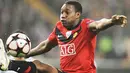Aksi striker muda Manchester United Danny Welbeck di laga penyisihan Grup B Liga Champions melawan VfL Wolfsburg di Volskwagen Arena, 8 Desember 2009. AFP PHOTO / JOHN MACDOUGALL 