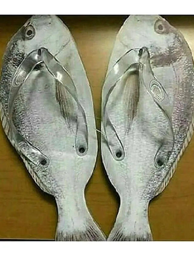 6 Sandal Bentuk Ikan Ini Unik Banget, Anti-mainstream