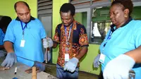 Perwakilan 6 negara Afrika belajar perikanan dan kelautan di Banyuwangi (Liputan6.com / Dian Kurniawan)