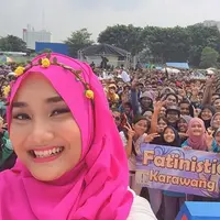 Fatin Shidqia Lubis dikenal melalui kemampuannya bernyanyi di ajang pencarian bakat. Foto: Instagram